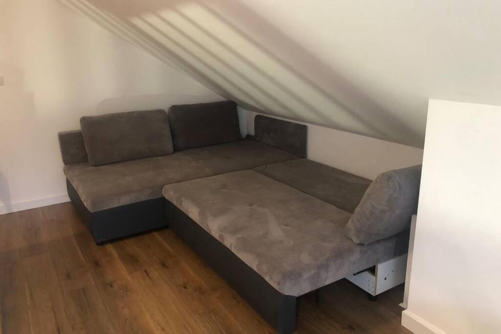 Dwupoziomowy Apartament Nad Jeziorem W Lesie Lägenhet Augustów Exteriör bild