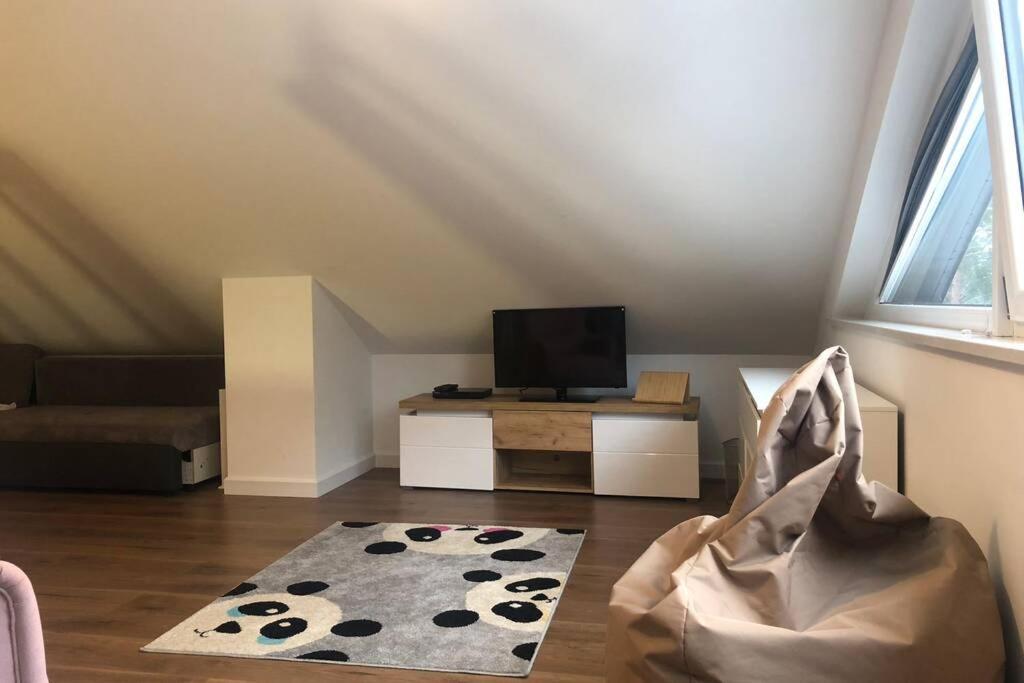 Dwupoziomowy Apartament Nad Jeziorem W Lesie Lägenhet Augustów Exteriör bild