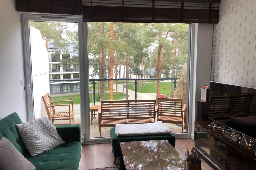 Dwupoziomowy Apartament Nad Jeziorem W Lesie Lägenhet Augustów Exteriör bild